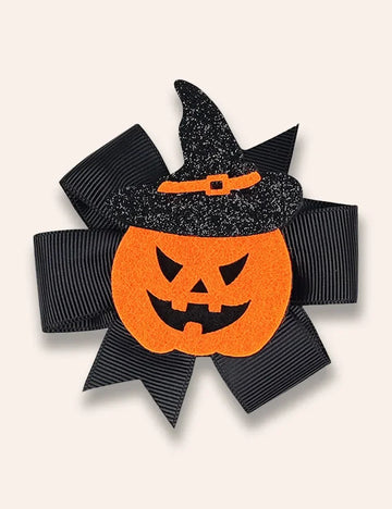 2 قطعة دبابيس شعر على شكل فيونكة من سلسلة الهالوين